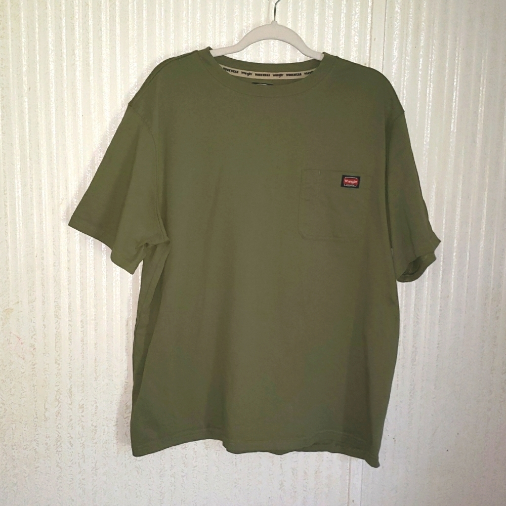 Wrangler Workwear Mens Pocket Crewneck T Shirt XL